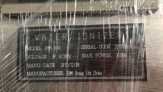 औद्योगिक जल आयनाइज़र 1000L/h क्षारीय अम्लीय स्टेनलेस स्टील