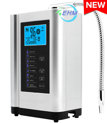 Alkaline Water Ionizer Hydrogen Water Machine with 3.8 Inch LCD Screen 2000W Power and 2.0L/min Flow Rate